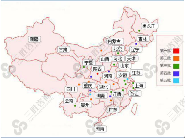 我国军民融合产业基地布局分析