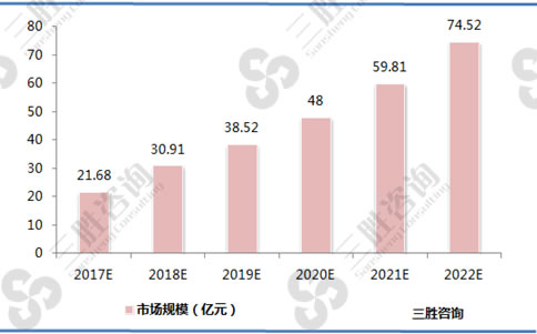 2017-2022年中国虹膜识别市场规模预测