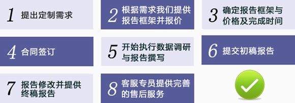报告定制流程图